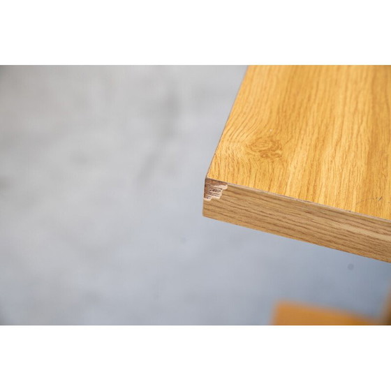 Image 1 of Vintage table with oakwood laminate top, 1970s