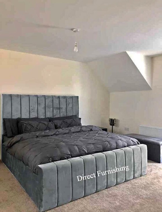 Image 1 of Estructura de cama + colchón cómodo – Envío rápido y gratuito