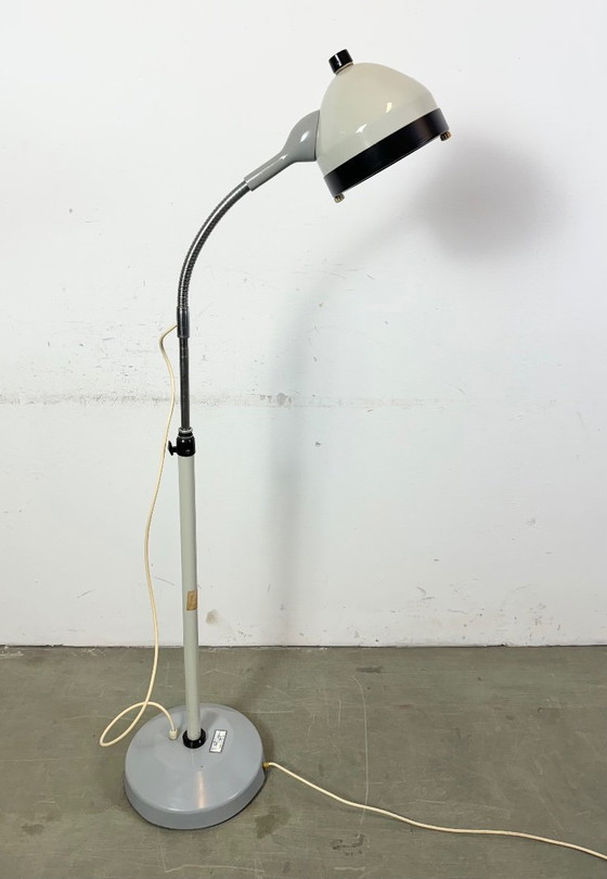 Image 1 of Vintage Medical Gooseneck Floor Lamp from Famed, 1970s