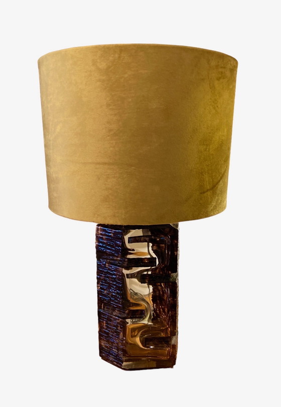 Image 1 of Lampe en cristal de César Baldaccini door Daum, modèle Argos