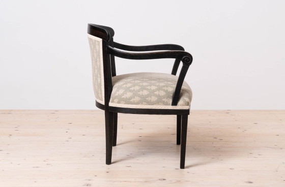 Image 1 of Set van 2 Biedermeier fauteuils in rustieke, landelijke stijl, Oostenrijk, circa 1850