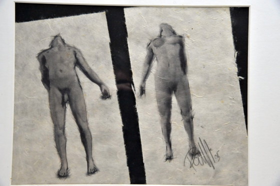 Homme et femme nus – Peintures et dessins, Papier (photo 2 of 7)