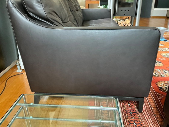 Image 1 of Sofá de piel Aspen Elite 8205 de DURLET, marrón trufa 82116, grande, 2 plazas