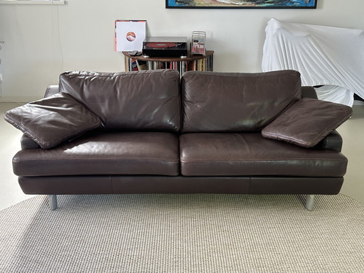 2 leather sofas by Rolf Benz