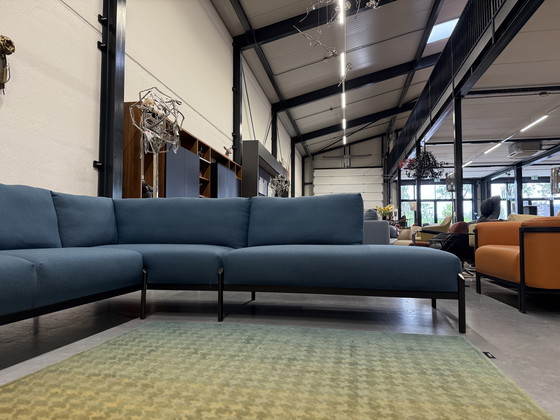 Image 1 of Leolux Enna Divano Angolare Lana Aratro 47 Blu 274x276