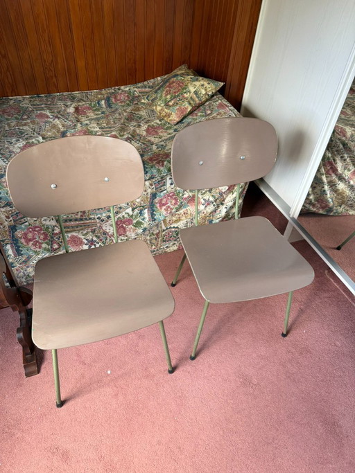 Rietveld Gispen 116 Stoelen Met Tafel