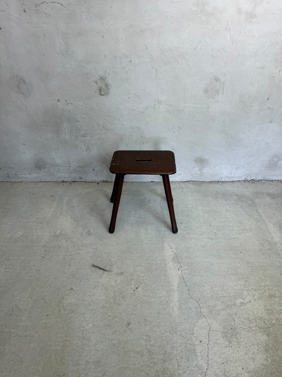 Set di quattro sgabelli da fabbrica svedesi – Wood (photo 10 of 14)