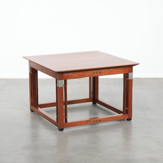 Image 1 of Square Art Deco Schuitema design side/coffee table from the Decoforma series