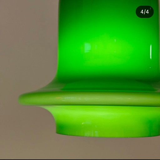 Lampada a sospensione opalina Raak Amsterdam di Nanny Still e Frank Ligtelijn. – hanglampen, Glass, Metal (photo 2 of 5)