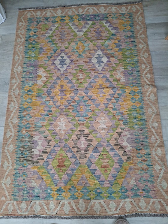 Image 1 of Original Kelim Pastellfarben