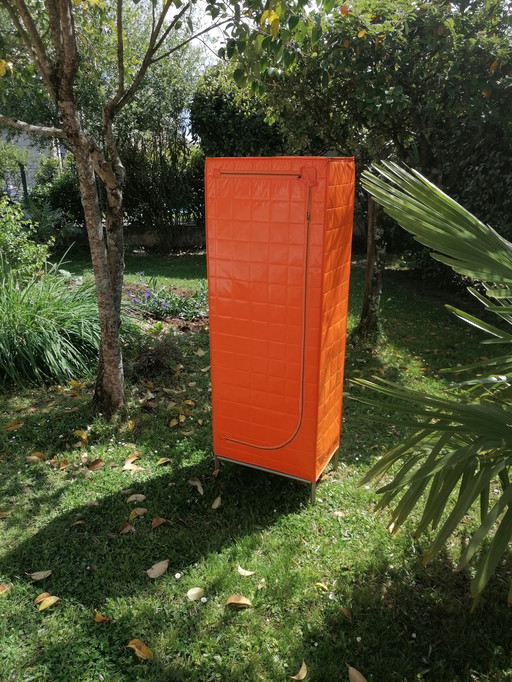 Armoire Penderie Orange Vintage