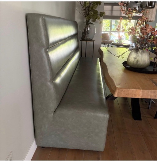 Banc confortable pour la salle à manger ! Fabriqué sur mesure par De Toren à Breda. – zithoek, Skai (photo 2 of 7)