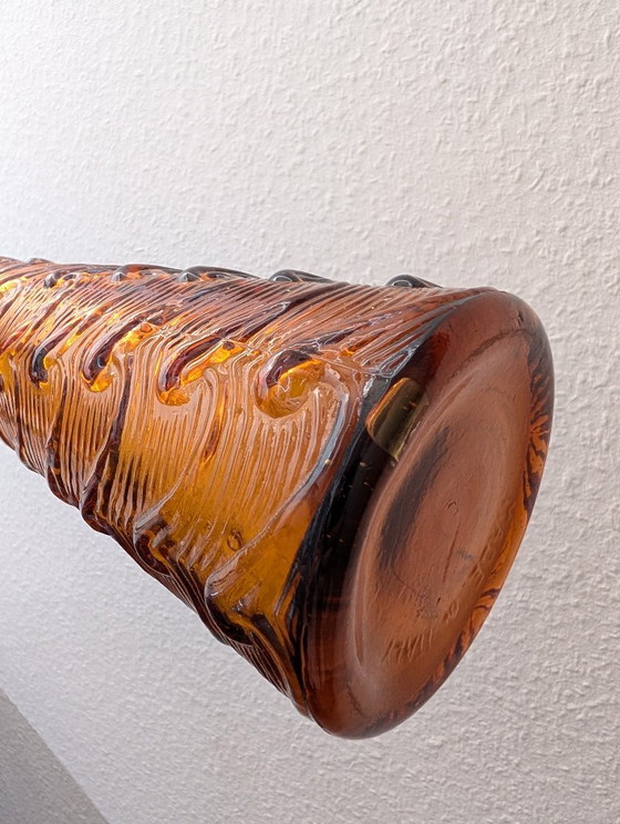 Empoli "Wave" Genie Bottle ambre – Objets déco, Verre (photo 4 of 5)