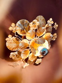 Uniek! Franse Art Deco flower wandlampen