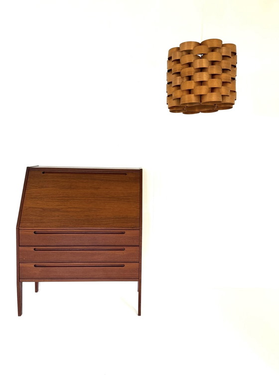 Image 1 of Vintage slatted pendant lamp, Hans Agne Jakobsson '60