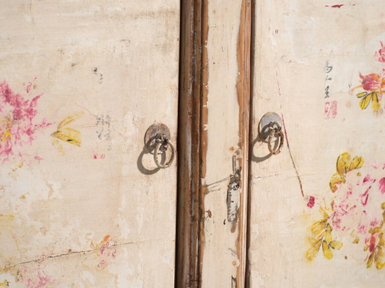 Credenza antica dipinta in legno di pino – Cina, circa 1930 – Credenze, Iron (photo 10 of 40)