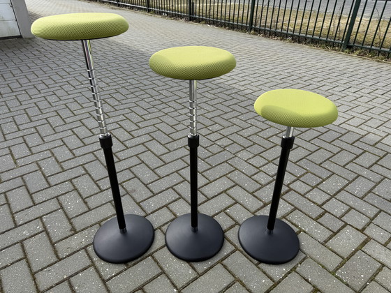 Image 1 of 5x Girsberger Sway ergonomic standing/sitting stool