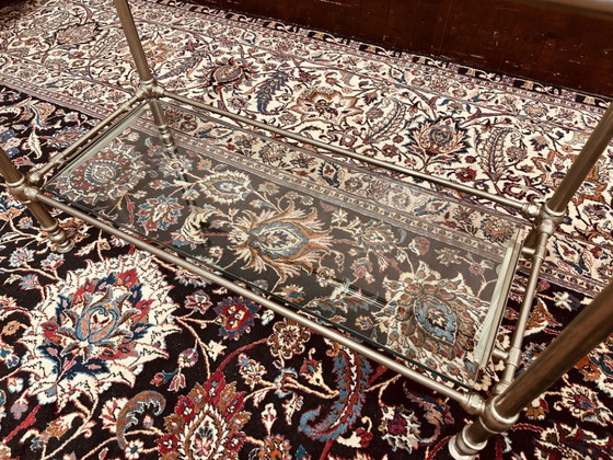 Eichholtz Regency Table d'appoint – Tables d'appoint, Verre, Métal (photo 7 of 11)