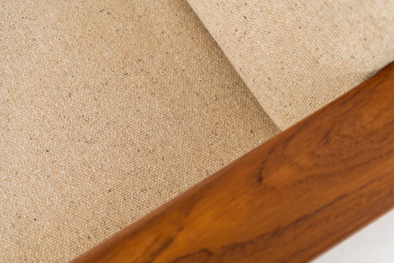 Image 1 of Vroege GE-290 loungestoel in eikenhout van Hans J. Wegner voor Getama (Denemarken, 1953).