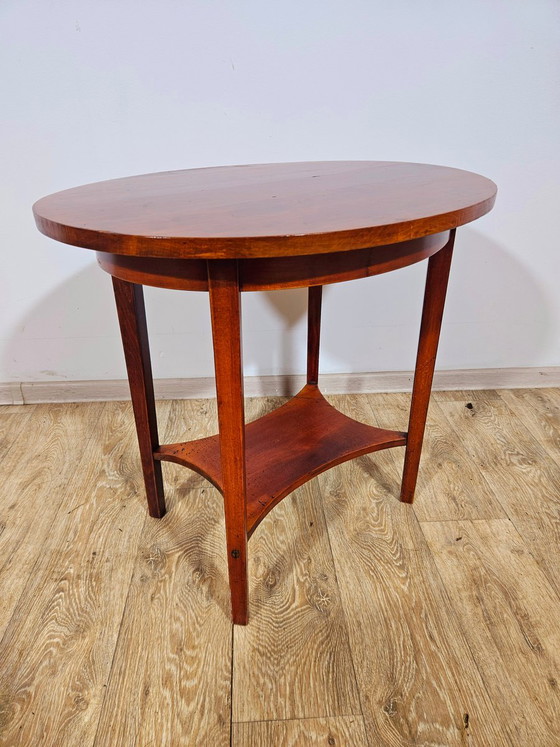 Originele Ovale Tafel van Thonet – Koffietafelboeken, Wood, Mid Century Modern (photo 9 of 12)