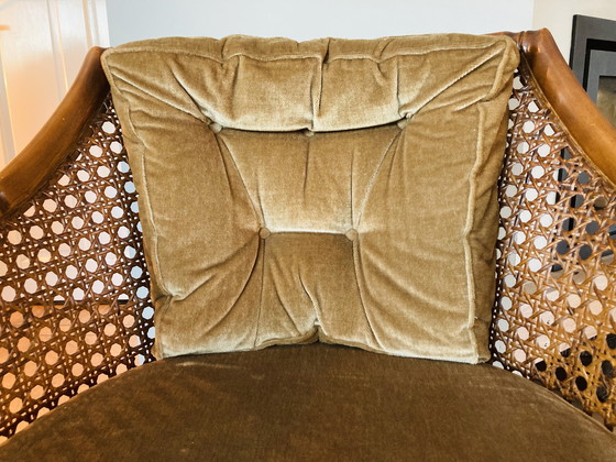 Image 1 of 70S Giorgetti Armchair, Hollywood Regency Style