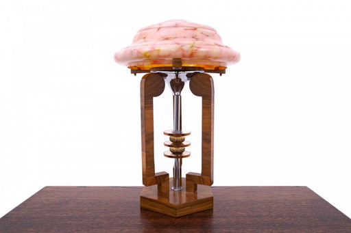 Art Deco table lamp, circa 1950, Poland.