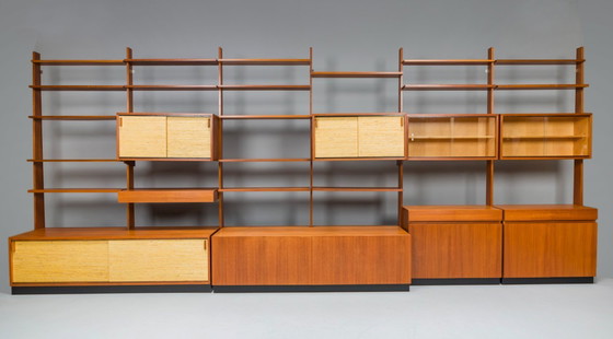 Image 1 of Mid-Century plankensysteem door Dieter Wäckerlin voor Behr, 1955