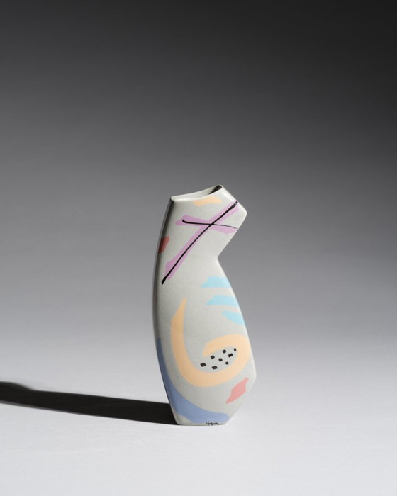 Image 1 of Dorothy Hafner para Rosenthal, Dúo de jarrones "Flash", Alemania, años 80