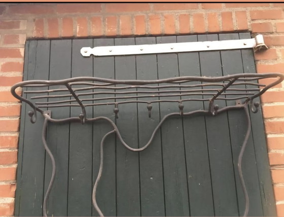 Image 1 of Hermoso perchero de hierro forjado inusual