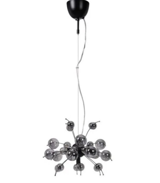 V XJO ‘Wheat’ pendant lamp – Swedish design – Smoke/Black – New in box