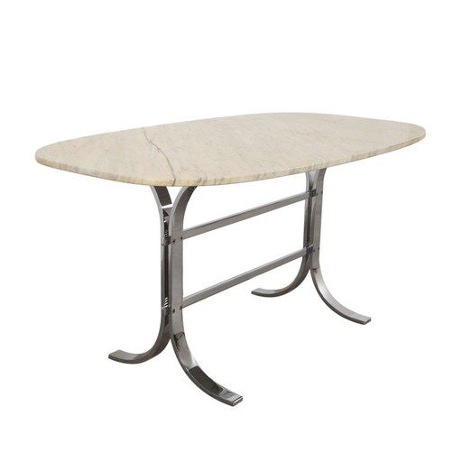 Stone table, Danish design, 1980s, made in Denmark