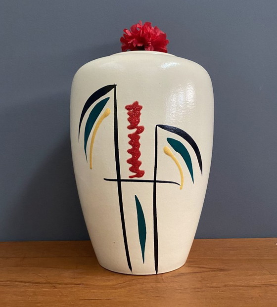 Image 1 of Kleurrijke Scheurich vaas model 239-40, jaren 60