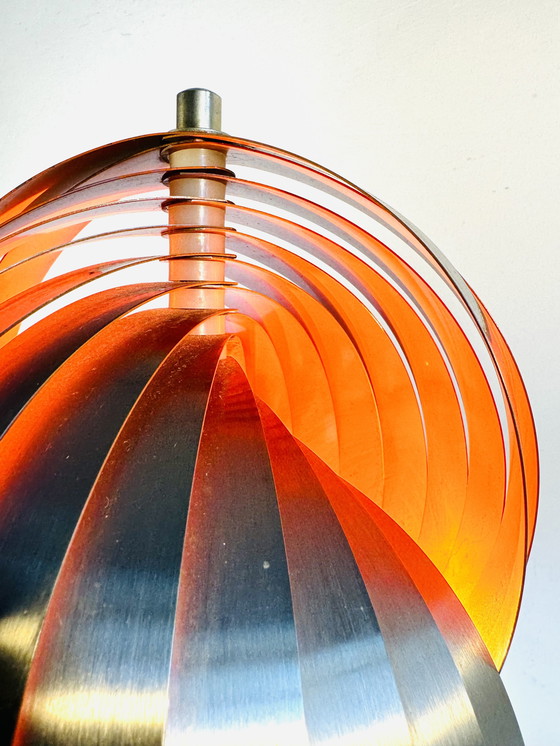 Image 1 of SPIRAAL MAANLAMP DOOR MASSIVE, BELGIË, jaren 1980