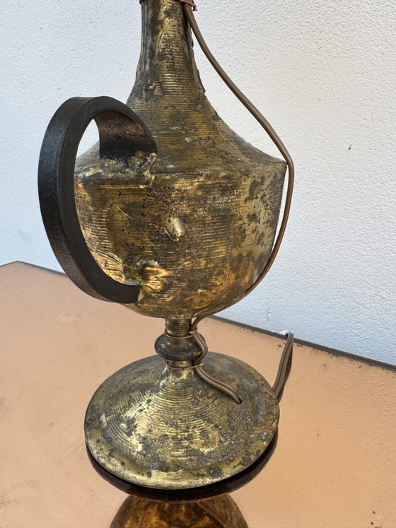 Brutalistische lamp van Max Bré, jaren 60 – Tafellampen, Bronze (photo 13 of 15)
