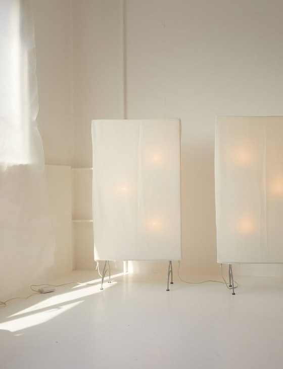 Image 1 of Lámpara de pie Dunker de Ikea, pantalla luminosa de diseño Hagberg, alrededor de 2005