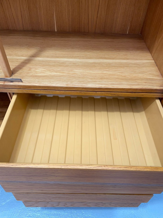 Image 1 of U-450 kast in eiken van Jiří Jiroutek voor Interiér Praha, Tsjecho-Slowakije, jaren 1960