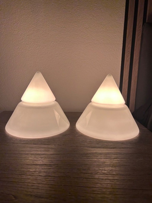 2x Raak Kilimanjaro Table Lamp - Vintage