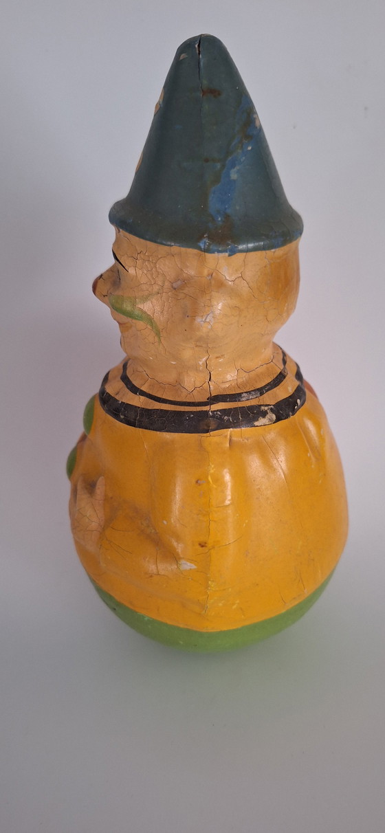 Image 1 of Unique collection of antique Roly Poly Shoe Hut clowns