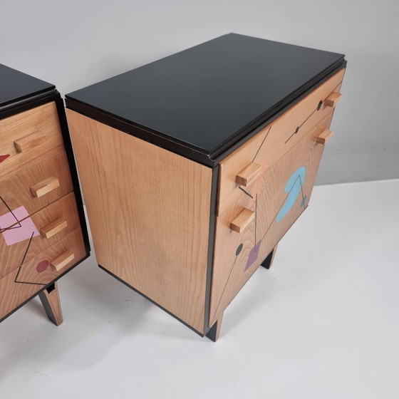 Image 1 of Comodini, anni '70, set di 2