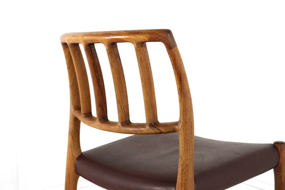 Image 1 of Set di 6 sedie Niels O Møller vintage in palissandro modello 83