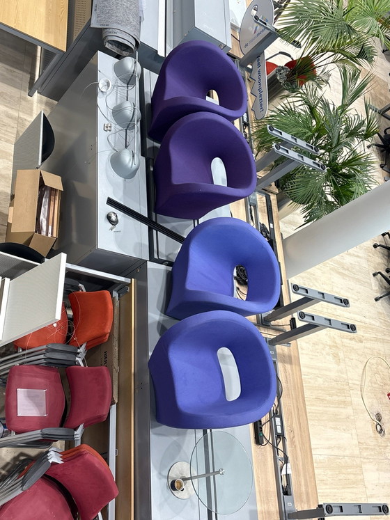 Splendide poltrone Moroso Victoria & Albert viola – Tessile, Lana (photo 5 of 5)