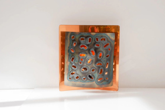 Vintage brutalistische koperen wandlamp van Boréns, jaren 60. – Wandlampen, Metal, Copper, Scandinavian (photo 8 of 15)