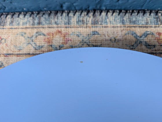 Image 1 of Vintage Blauwe Schalenlamp, Horn Belysning, Deens Design