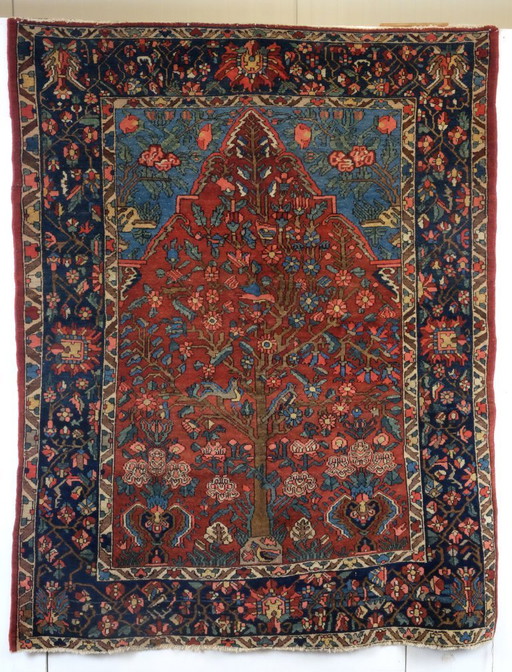 Tappeto da preghiera, nomadi Bachtiar, 80 anni.