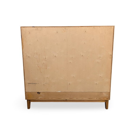Image 1 of Midcentury Rollladenschrank Kommode Eiche Jalousie Büroschrank