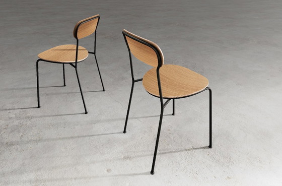 Image 1 of Stack dining chair from Stellar Works in oak