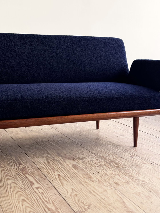 Image 1 of Mid-Century Danish Daybed Minerva Series with Armrests by Peter Hvidt and Orla Mølgaard Nielsen for France & Son, 1960s