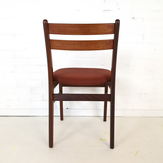 Image 1 of Lot de 6 chaises de salle à manger vintage, design danois des années 1970