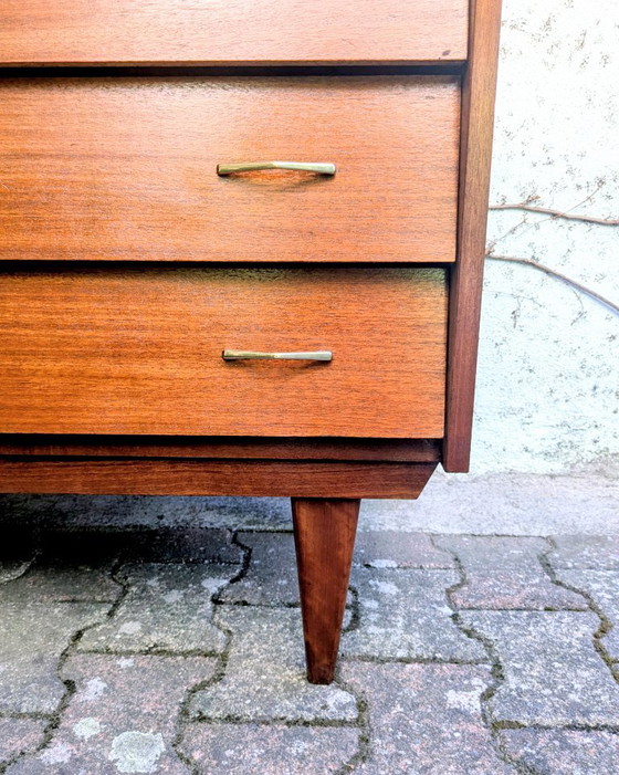 Skandinavische Kommode – Kommoden, Wood, Brass (photo 4 of 7)