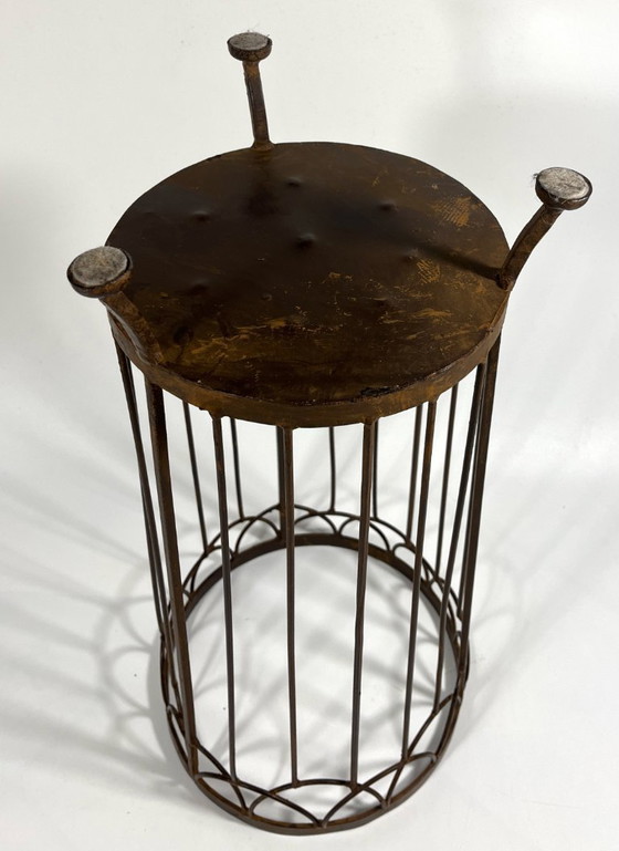 Image 1 of Vintage metalen paraplubak - decoratief & stevig